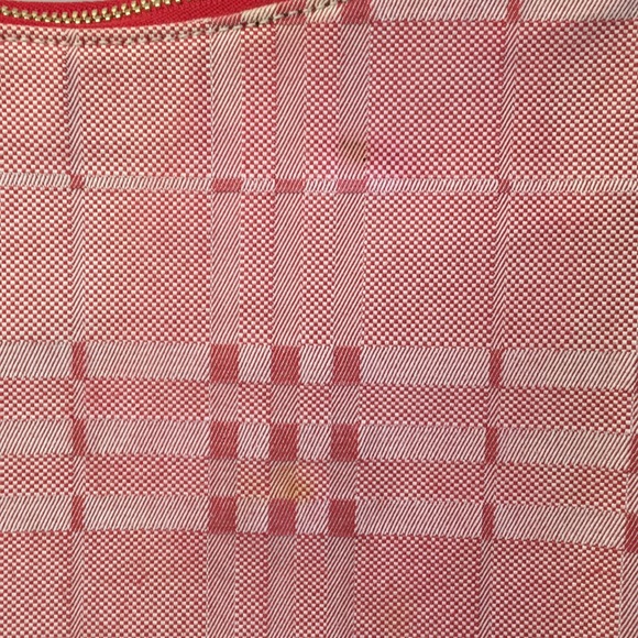 Burberry Vintage Authentic Red Denim Satchel Bag - Picture 3 of 16